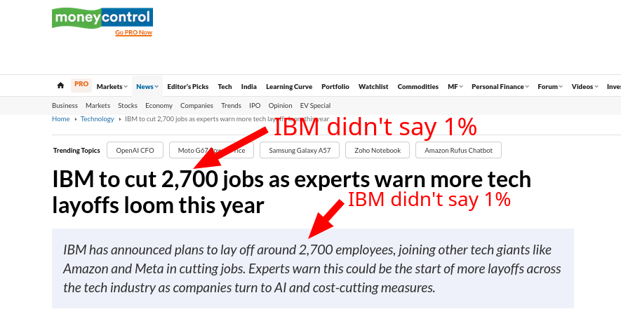 IBM to cut 2,700 jobs as experts warn more tech layoffs loom this year