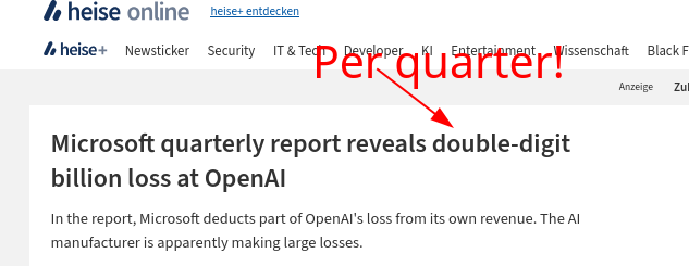 Microsoft quarterly report reveals double-digit billion loss at OpenAI