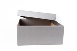 Carton box isolated on the white Background