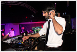 Taken at the event with popular music