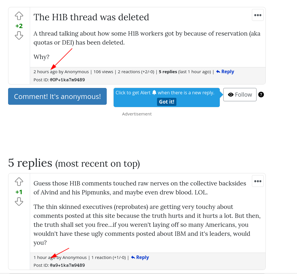 The H1B thread was deleted