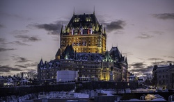 Canada / Chateau Frontenac in the Evening