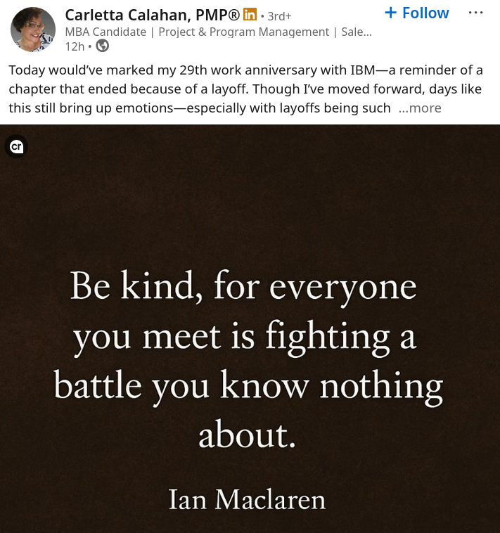 Carletta Calahan on IBM