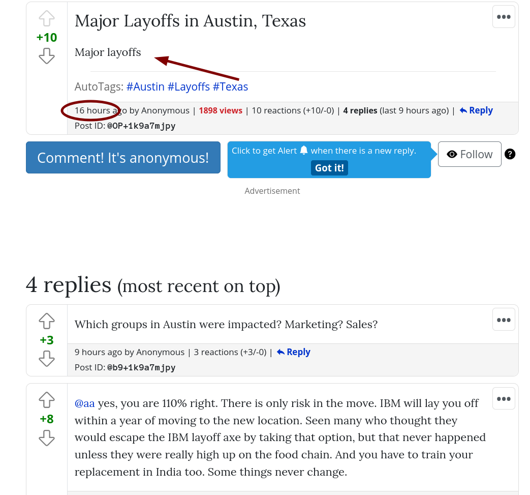 Major Layoffs in Austin, Texas
