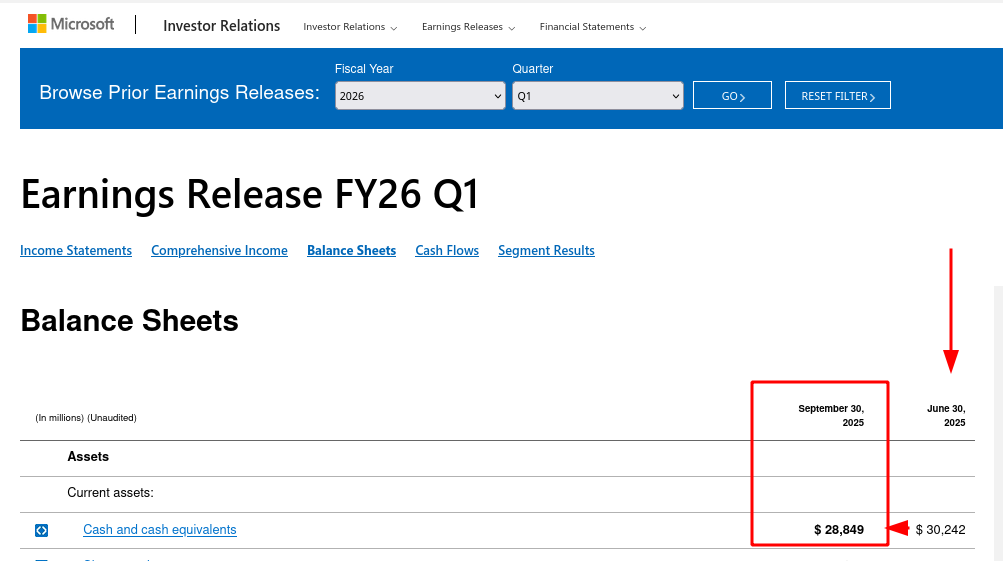 Earnings Release FY26 Q1