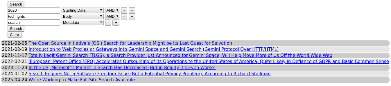 2020: techrights search