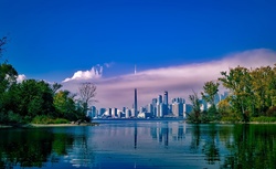 Skyline View of Toronto