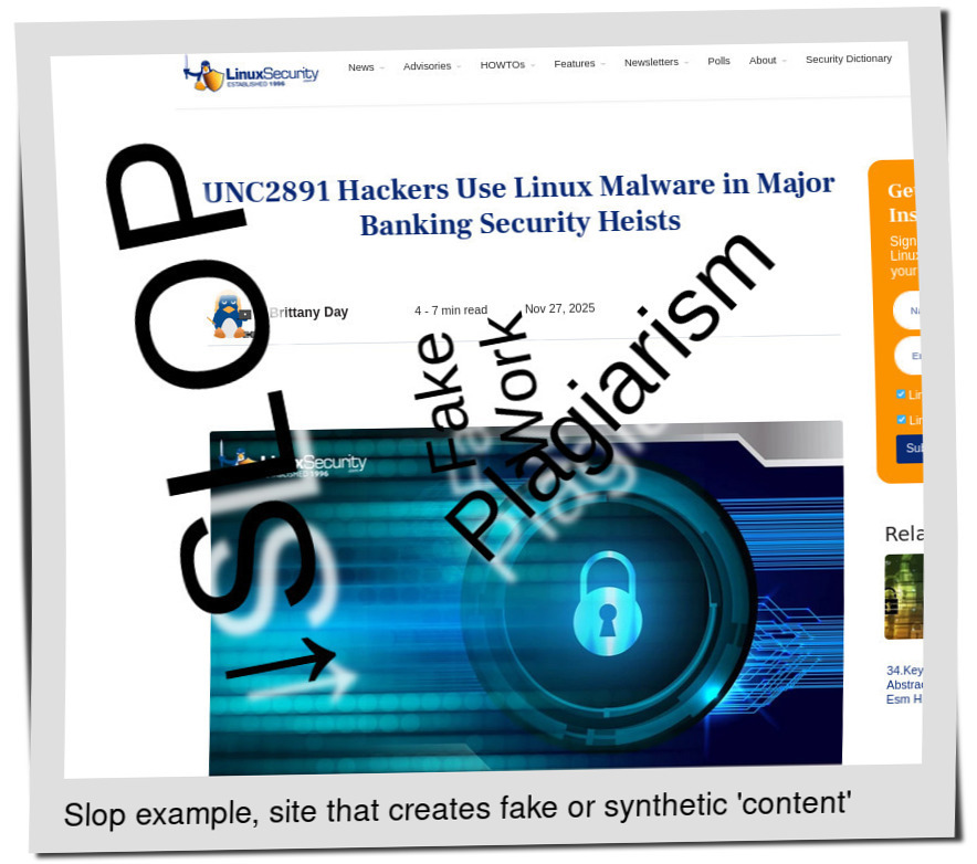 Slop or fake: UNC2891 Hackers Use Linux Malware in Major Banking Security Heists