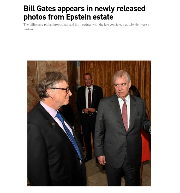 Bill Gates appears in newly released photos from Epstein estate