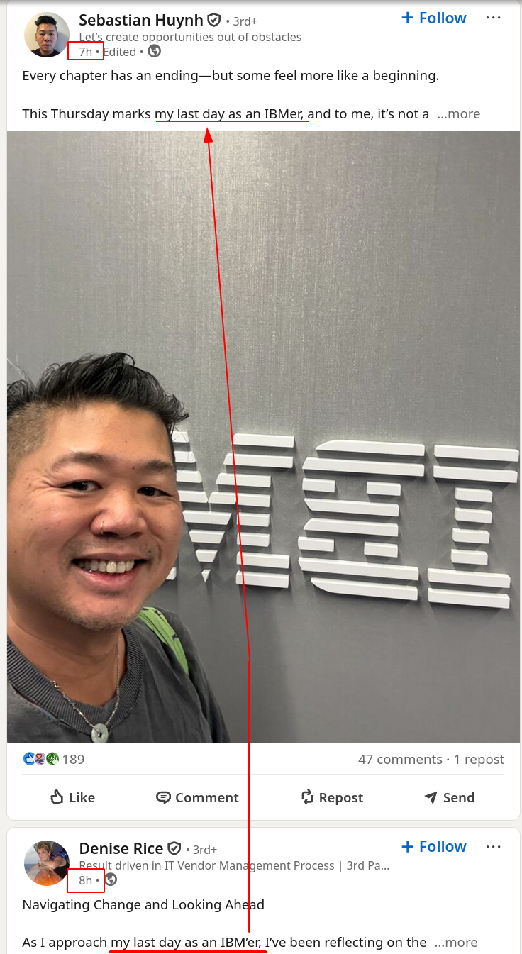 This Thursday marks my last day as an IBMer