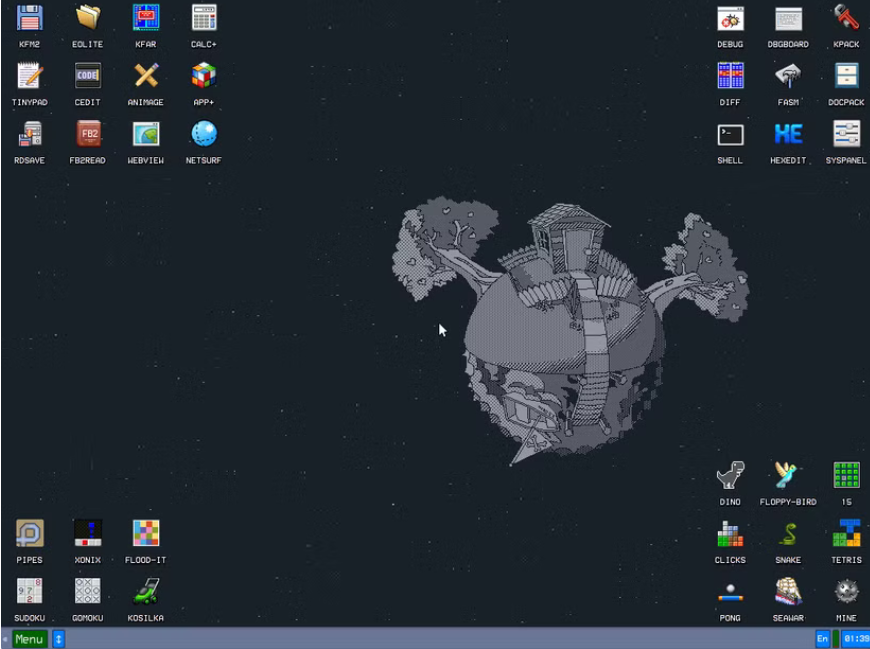 Booting into Kolibri OS