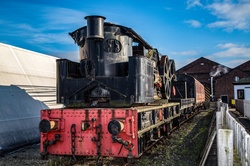 Railway museum in York, England