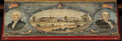 Fore-edge for a copy of The Speeches of the Right Honorable William Pitt