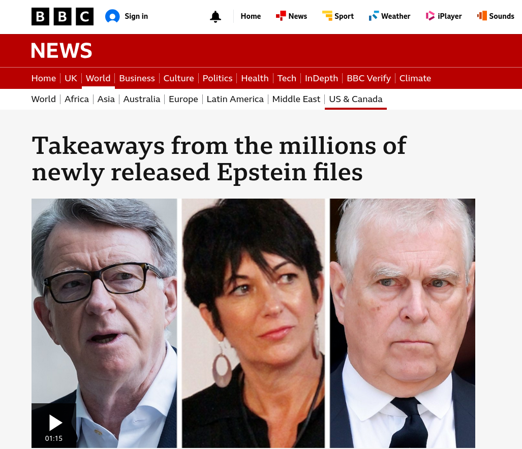 What's in the latest batch of released Epstein files?