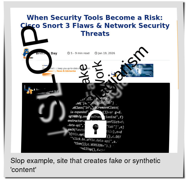 Slop or fake: When Security Tools Become a Risk: Cisco Snort 3 Flaws