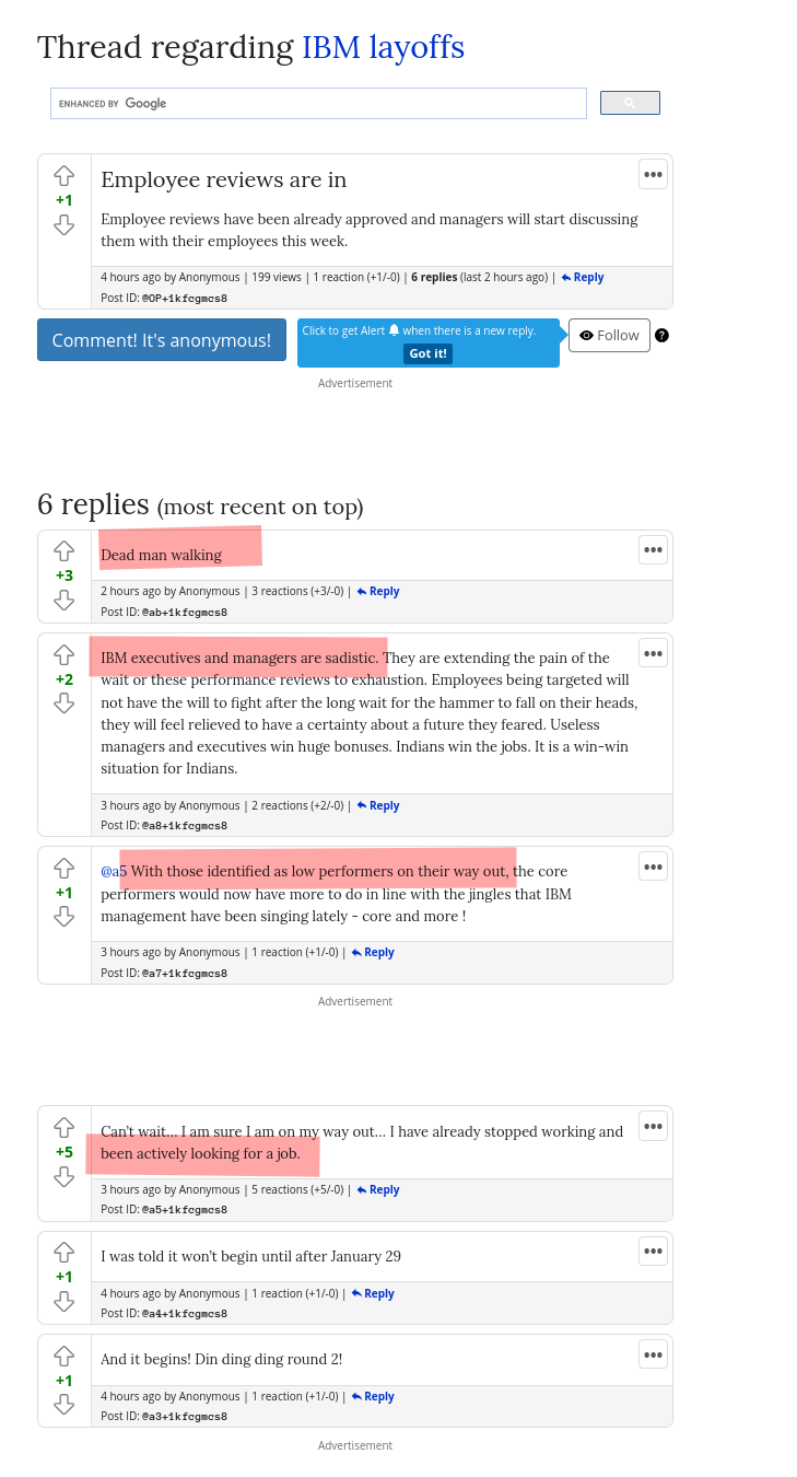 Employee reviews have been already approved and managers will start discussing them with their employees this week.
