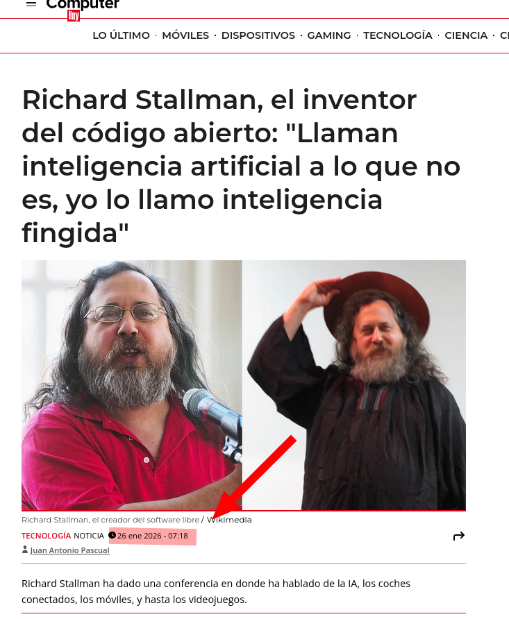 Richard Stallman, el inventor del código abierto