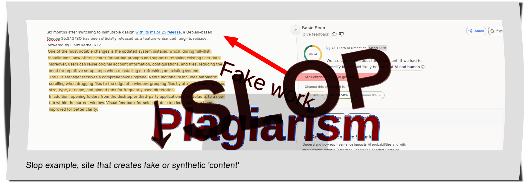 Slop or fake: Debian-based Deepin 25.0