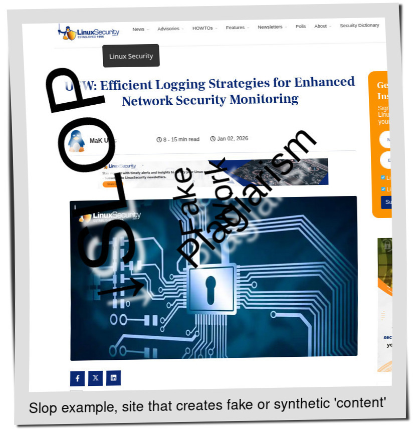 Slop or fake: UFW: Efficient Logging Strategies for Enhanced Network Security Monitoring