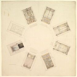 Octagonal Room With Sectional Views