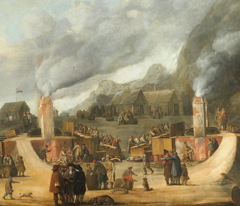 The Whale-Oil Refinery near the Village of Smerenburg (Detail)