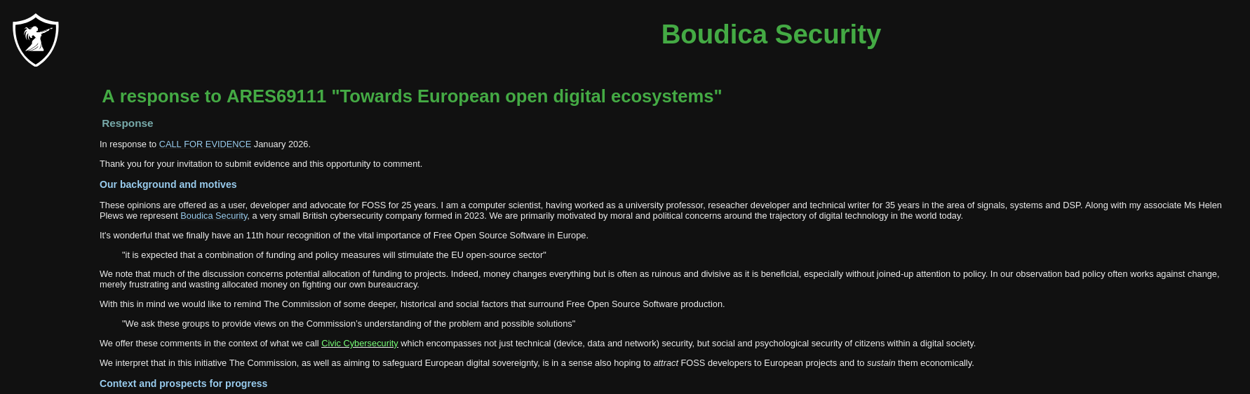 Boudica Security