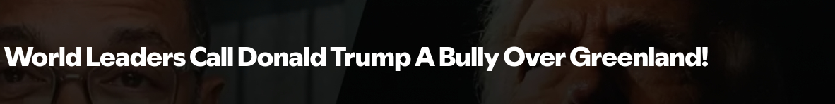 Donald Trump’s bizarre obsession with taking Greenland