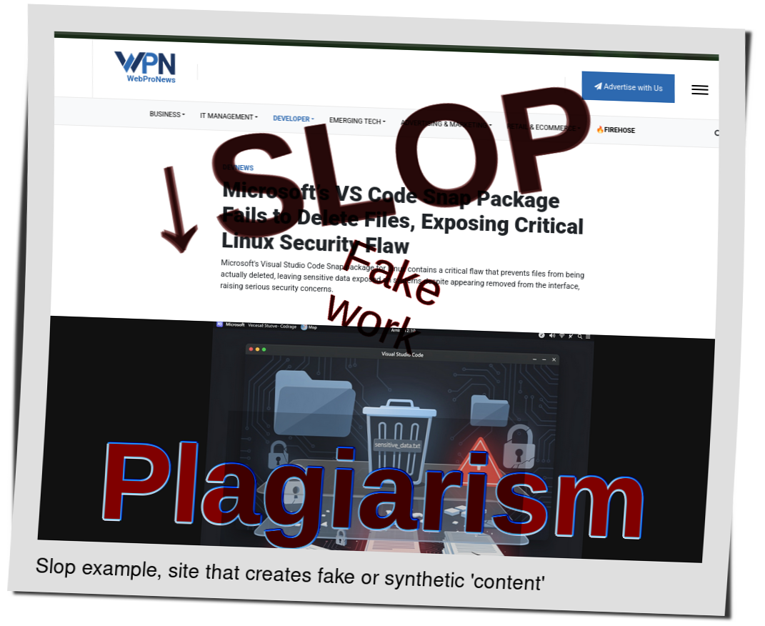 Slop or fake: Microsoft’s VS Code Snap Package Fails to Delete Files, Exposing Critical Linux Security Flaw