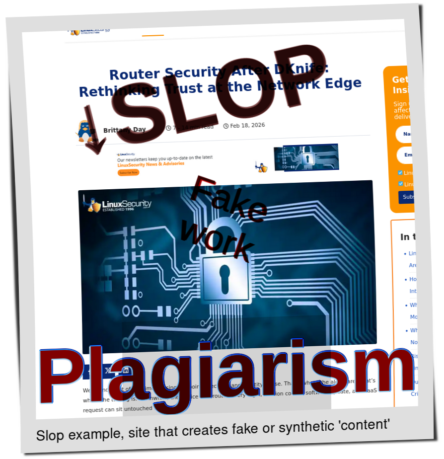 Slop or fake: Router Security After DKnife: Rethinking Trust at the Network Edge