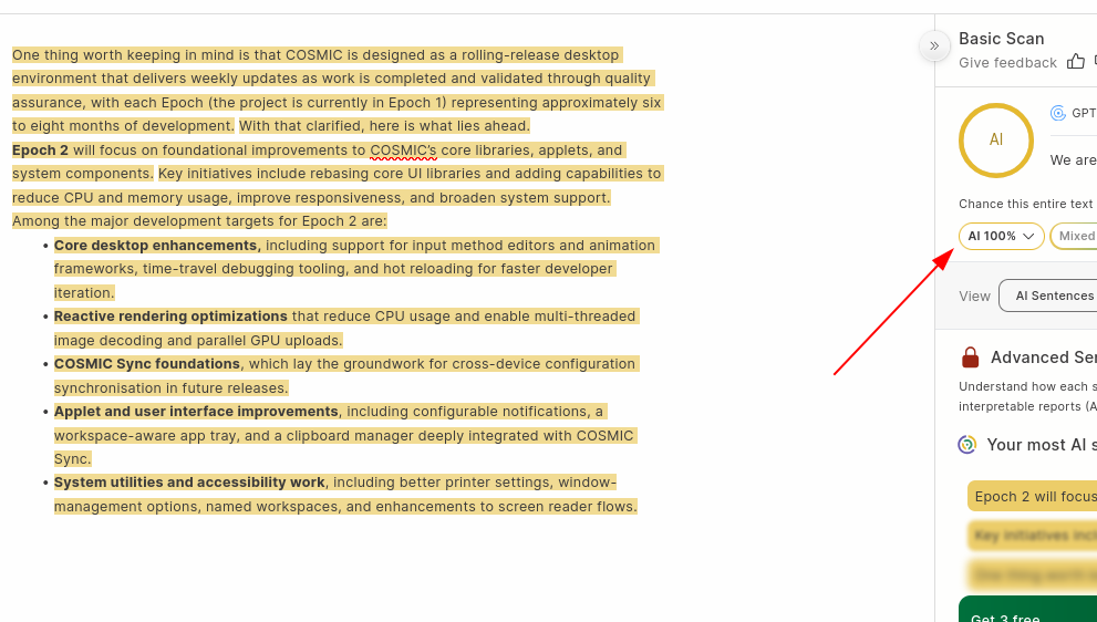 One thing worth keeping in mind is that COSMIC is designed as a rolling-release desktop environment that delivers weekly updates as work is completed and validated through quality assurance