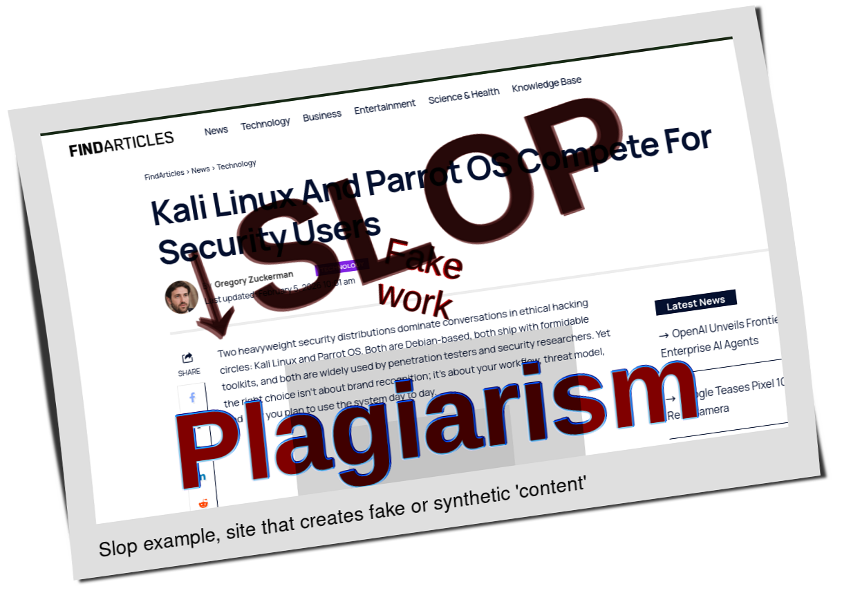 Slop or fake: Kali Linux And Parrot OS Compete For Security Users