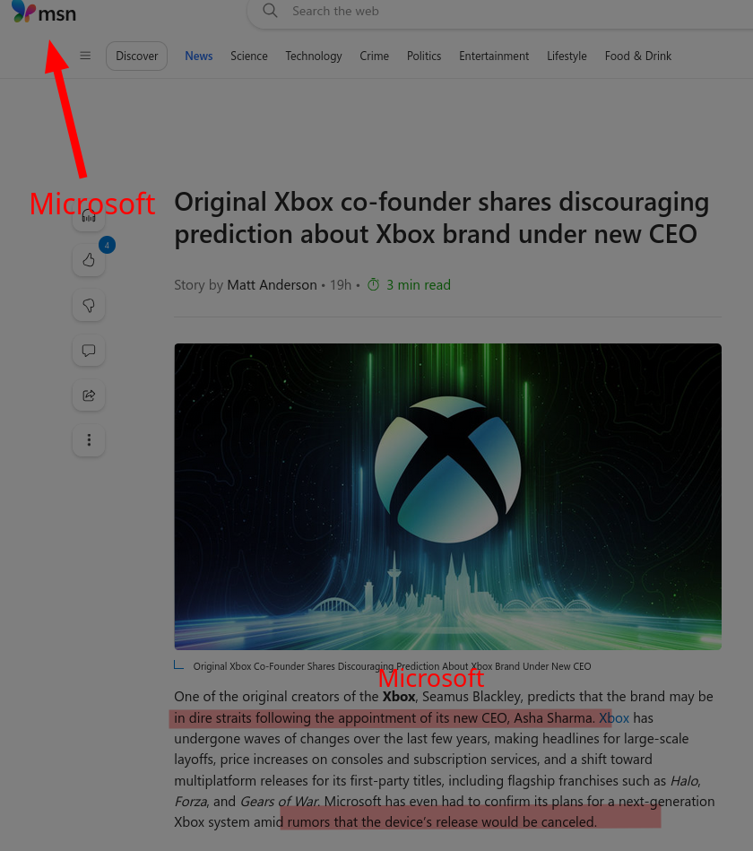 Original Microsoft Xbox co-founder shares discouraging prediction about Xbox brand under new CEO