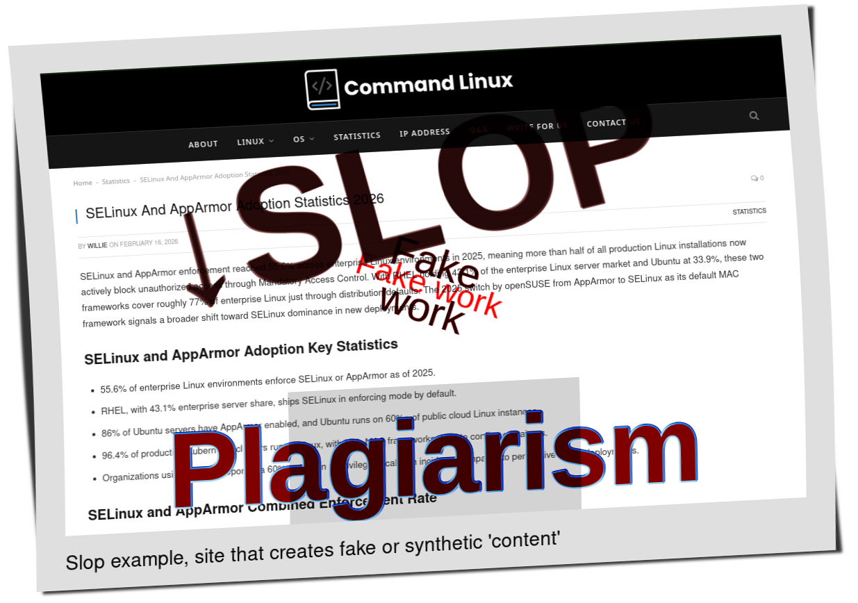 Slop or fake: SELinux And AppArmor Adoption Statistics 2026