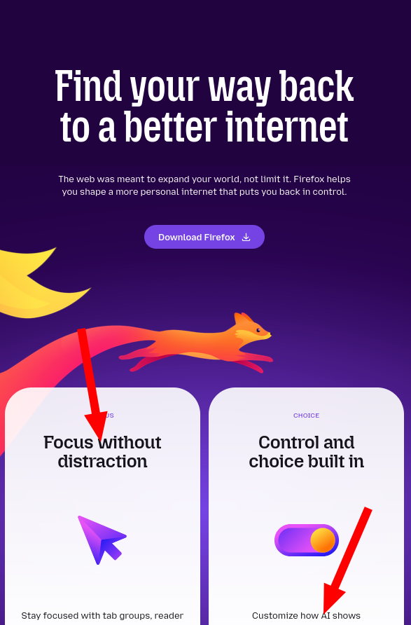 Find your way back to a better internet
