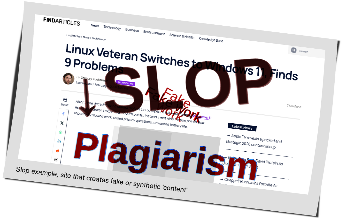 Slop or fake: Linux Veteran Switches to Windows 11, Finds 9 Problems