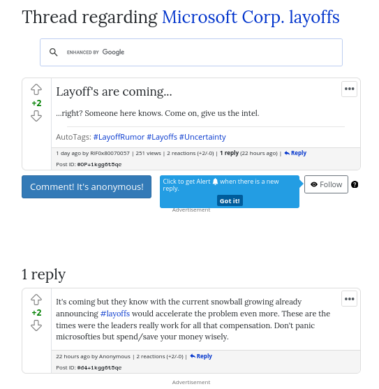 It's coming but they know with the current snowball growing already announcing #layoffs would accelerate the problem even more. These are the times were the leaders really work for all that compensation. 