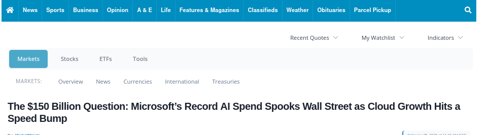 The $150 Billion Question: Microsoft’s Record AI Spend Spooks Wall Street as Cloud Growth Hits a Speed Bump