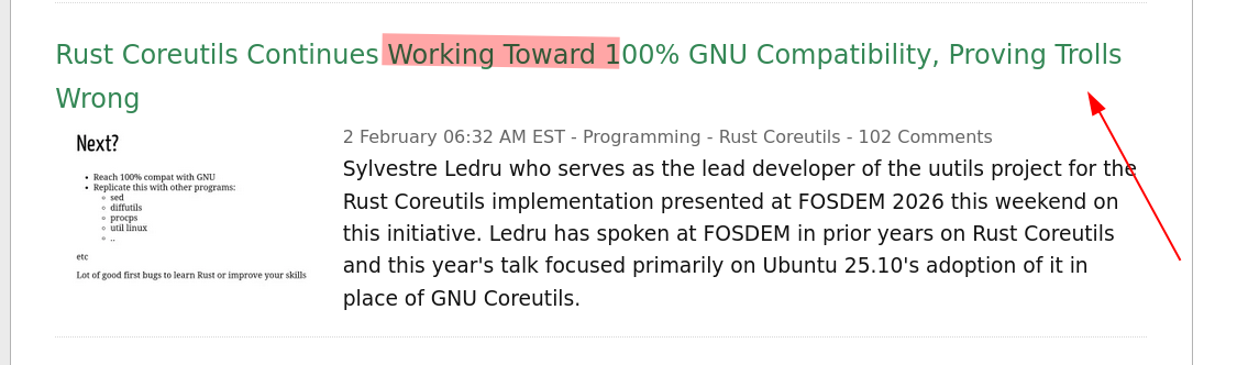 Rust Coreutils Continues Working Toward 100% GNU Compatibility, Proving Trolls Wrong