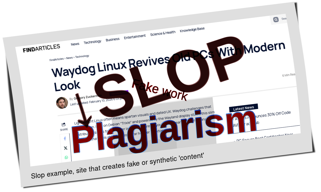 Slop or fake: Waydog Linux Revives Old PCs With Modern Look