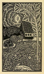 Illustrated initials from a German fairytale book (1919 edition)