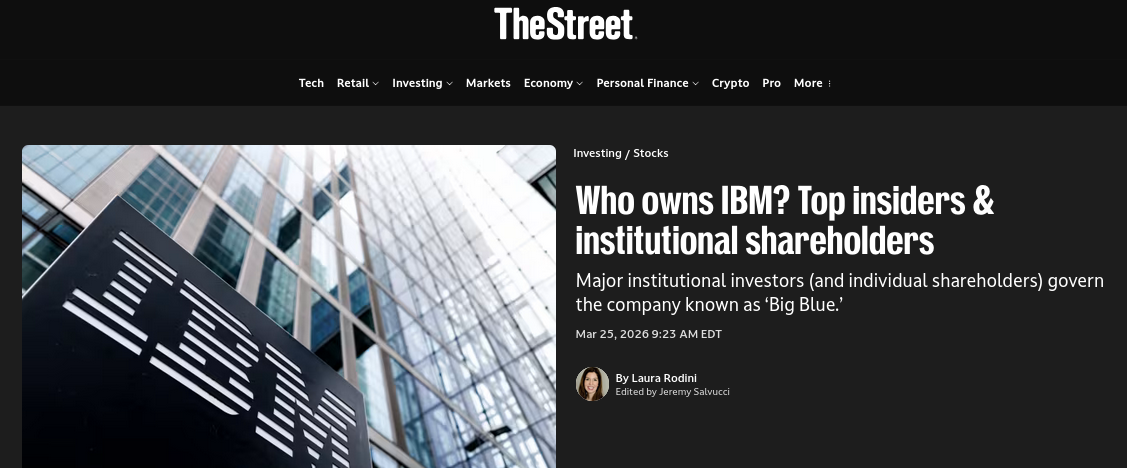 Who owns IBM?