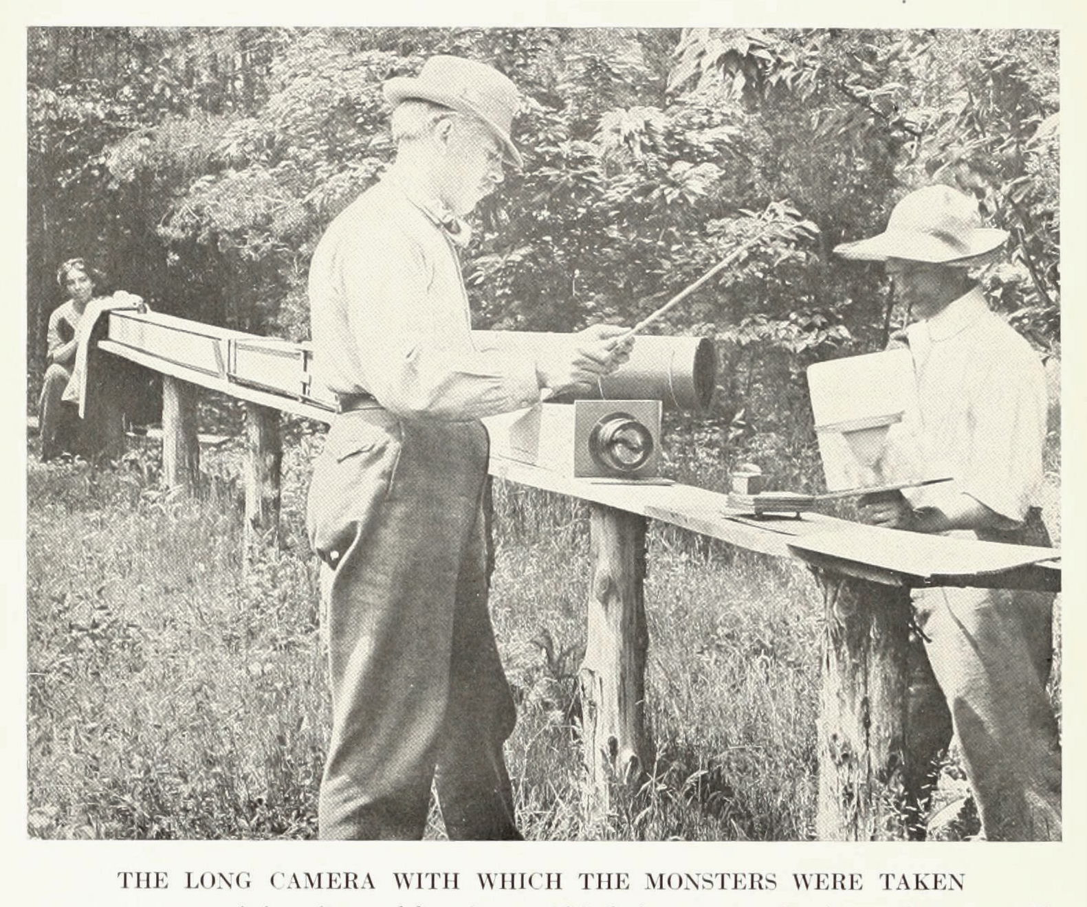 The Long Camera with which the Monsters were Taken