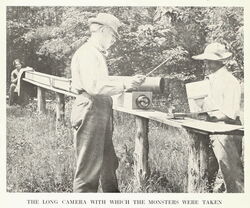 The Long Camera with which the Monsters were Taken