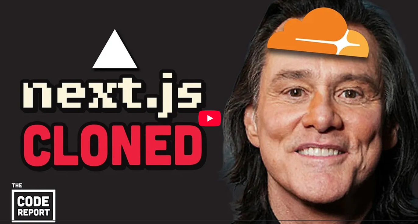 Cloudflare just slop forked Next.js…