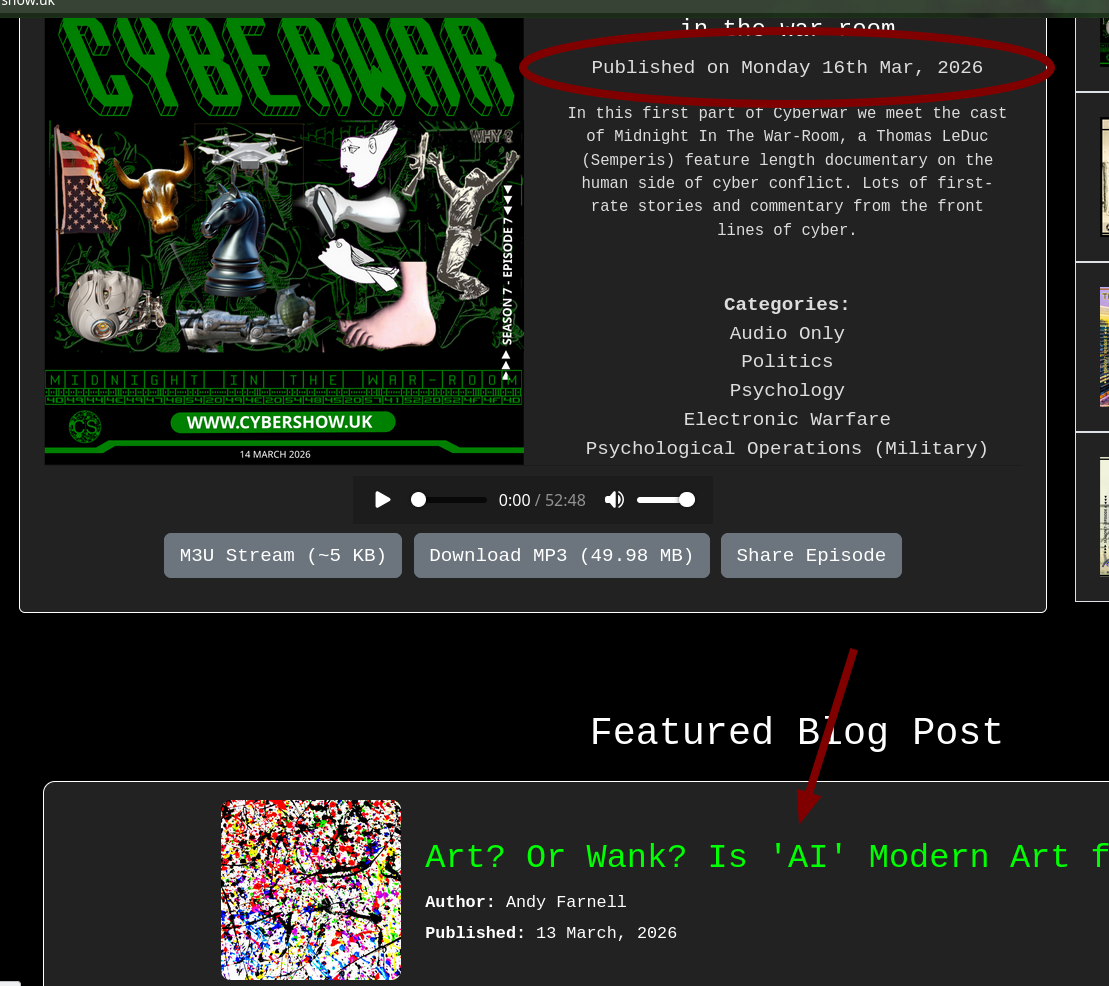 Midnight in the war room