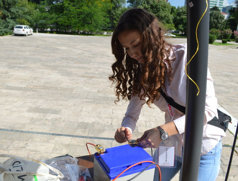 Enkelena Haxhiu, OSCAL 2018, Tirana, Albania, Debian