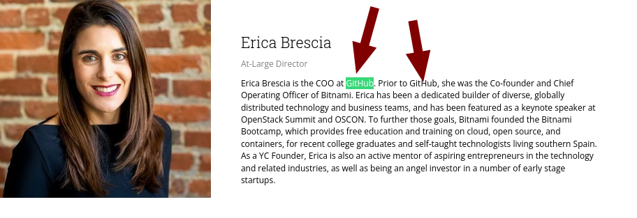 Erica Brescia is the COO at GitHub. Prior to GitHub, she was the Co-founder and Chief Operating Officer of Bitnami