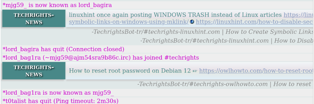 And more screenshots of hijacking names