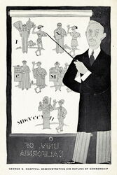 George S. Chappell Demonstrating His Outline of Censorship