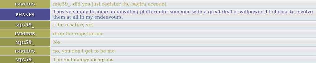 I did a satire, yes